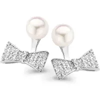 Orphelia 'Sienna' Dames 925 Sterling Zilveren Oorbellen - Zilver ZO-7224