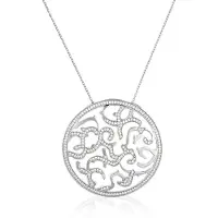 Orphelia Dames 925 Sterling Zilveren Ketting met Hanger - Zilver ZH-4881