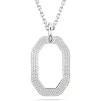 Swarovski 'Dextera' Dames Basismetaal Ketting met Hanger - Zilver 5642388