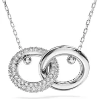 Swarovski 'Dextera' Dames Halsketting van Basismetaal - Zilver 5670251