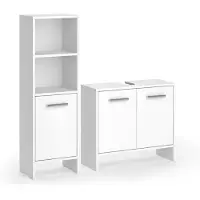 Vicco Karli Badkamermeubelset – 2 delen Wit