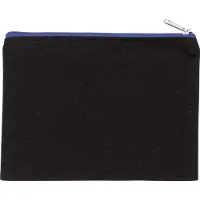 Kimood Pack 50 Kimood KI0721 - Unisex Tasje van canvaskatoen - middelgroot model Black/Royal Blue
