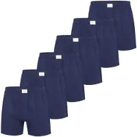 Phil&Co. Boxershorts ' Jersey Loose Fit ' navy