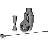 Viski Cocktailset Mixologist Gunmetal (4-Delig)