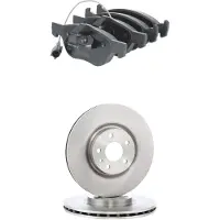 RIDEX 3405B3169 Remschijven en blokken