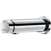 Delabie Del tapkraan temposoft 2, chroom, voorsprong uitloop 110mm, bediening hand