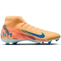 Nike Zoom Mercurial Superfly 10 Mbappé Academy Gras / Kunstgras Voetbalschoenen (MG) Lichtoranje Turquoise