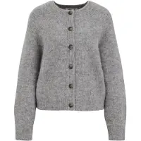 We fashion Gebreid vest lichtgrijs