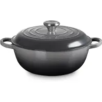 Le Creuset Marmite Braadpan Hoge deksel Signature 'Flint' Ø26cm / 4.1L