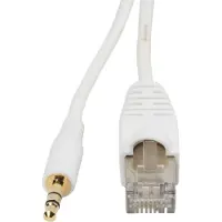 BOSSCOM RJ45 - 3,5mm Jack kabel voor B&O | wit | 20 meter