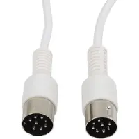BOSSCOM DIN 8-pins / Powerlink PL8 kabel voor B&O | wit | 25 meter