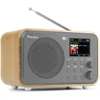 Audizio Milan draagbare DAB radio met Bluetooth, FM radio en accu -