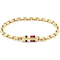 Tommy Hilfiger Armband 'Bruce' navy / goud / rood / wit