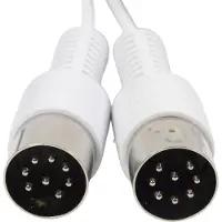 BOSSCOM DIN 8-pins / Powerlink PL4 kabel voor B&O | wit | 10 meter