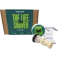 Men Rock London Scheerset voor de man! Met Siciliaanse Limoen ( Baardbalm-Baardshampoo-Baardolie) Hoogwaardige & Natuurlijke producten in een mooie KADOSET !