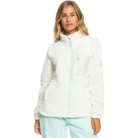 Roxy Alabama Zip Up Fleece voor Dames Maat L Beige