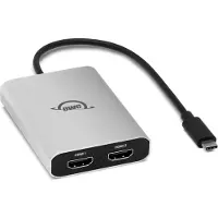 OWC USB-C naar Dual HDMI 4K Display Adapter met DisplayLink - Geschikt voor M1/M2/M3/M4 Macs en PC