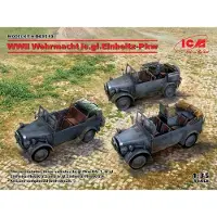 ICM WOII Wehrmacht le.gl.Einheitz-Pkw(le.gl.PKWKfz.1,le.gl.Einheitz-PkwKfz.2,PkwKfz4