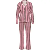 LASCANA Pyjama rood / wijnrood / wit