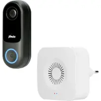 Alecto Draadloze Deurbel Set - SMART Wifi Deurbel met Camera en een Ontvanger - SmartLife app