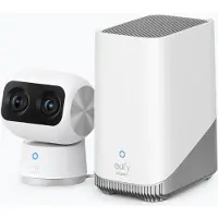 Eufy Security Indoor Cam S350 4K dubbele camera met AI + HomeBase 3 - Bundelvoordeel