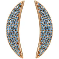Gaya Oorbellen turquoise / goud