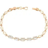 Faina Armband rose-goud / transparant