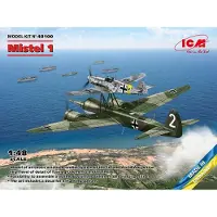 ICM Modelbouwpakket Militaire voertuigen - 48100 Mistel 1 - WWII German Composite Aircraft Plastic - 1:48 - Modelbouw