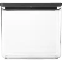 Brabantia Tasty+ Voorraadbus - Stapelbaar - 3,5 l - Dark Grey