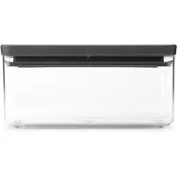 Brabantia Tasty+ Voorraadbus - Stapelbaar - 1,5 l - Dark Grey