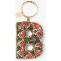 Sissy-Boy Donkergroene bag charm letter B