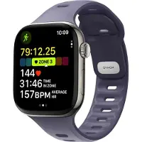 Nomad Tempo FKM Apple Watch 42 / 41 Mm Bandje Paars