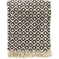 Hoii ISABELLA | plaid 150x200 cm | Raven | zwart | multicolor |