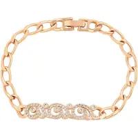 Faina Armband rose-goud / transparant