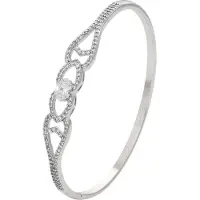 NAEMI Armband zilver / transparant