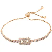 Faina Armband goud / transparant