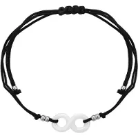 BRAELYN Armband zwart / zilver / wit