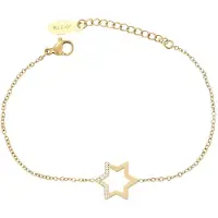 Faina Armband goud / transparant