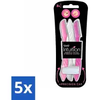 Wilkinson Sword Wilkinson Intuition - Navulmesjes - Wenkbrauw Shaper - Precisie - 3 mesjes - Bulkverpakking - 5 stuks