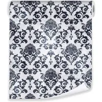 WALLARENA - Behang - Breedte 50 cm - Ornament Beton Glamour - Geschikt voor woonkamers, slaapkamers en hallen - 10m