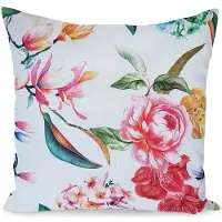 Mariall Decoratieve Kussenhoes 40x40cm Bloemen Zacht en Comfortabel