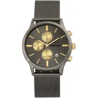 Breed Espinosa Chronograaf Horloge met Mesh-Armband en Datum