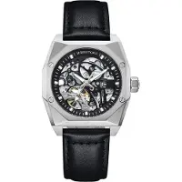Heritor Automatic Elliott leren band horloge