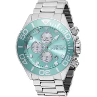 Invicta Grand Diver 48583 Heren Horloge - Quartz Uurwerk - Roestvrij Staal met blauwe Wijzerplaat - 52mm