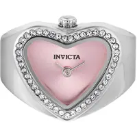 Invicta Mini 49571 Dames Horloge - Quartz Uurwerk - Roestvrij Staal met roze Wijzerplaat - 18mm