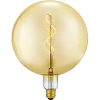 SPL | LED Filament | Grote fitting E27 | Globelamp | Helder | Goud | 5W | Dimbaar