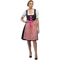 Boland - Kostuum Frau Fischer roze (44/46) - Volwassenen - - Bierfeest - Tirol - Oostenrijk - Alpenmeisje