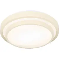 Lumidora Plafondlamp 75309 - Plafonniere - TOLEDO - 2 Lichts - E27 - Beige - Kunststof - Buitenlamp - Badkamerlamp - IP44 - ⌀ 34 cm