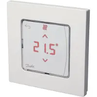 Danfoss 088U1082 Infrarood vloersensor AP Draadloze kamerthermostaat, Thermostaat, Wit