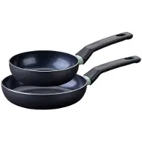 Fackelmann Set van 2 keramische antiaanbakpannen 16 en 20 cm Brandao